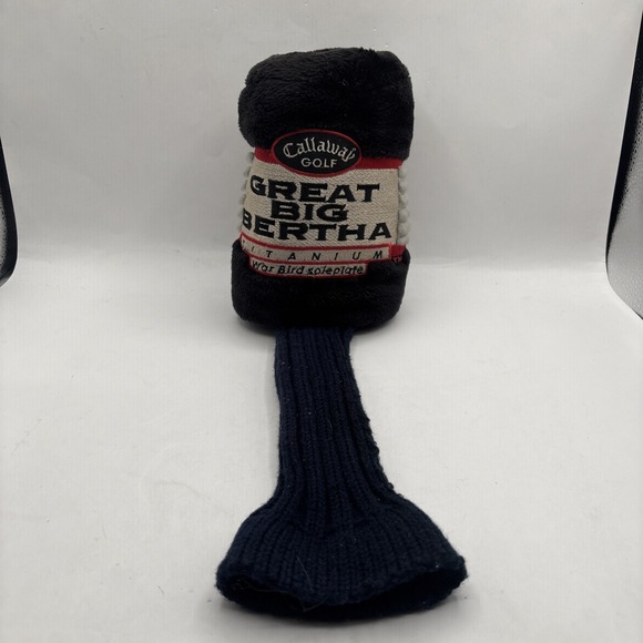 CALLAWAY GOLF CLUB HEAD COVER SOCK GREAT BIG BERTHA Sole Plate #1 WAR BIRD - Picture 1 of 6
